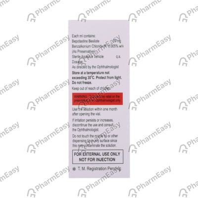Bepochek Bottle Of 5ml Eye Drops