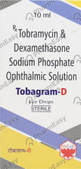 TOBAGRAM D BOTTLE OF 10ML EYE DROPS