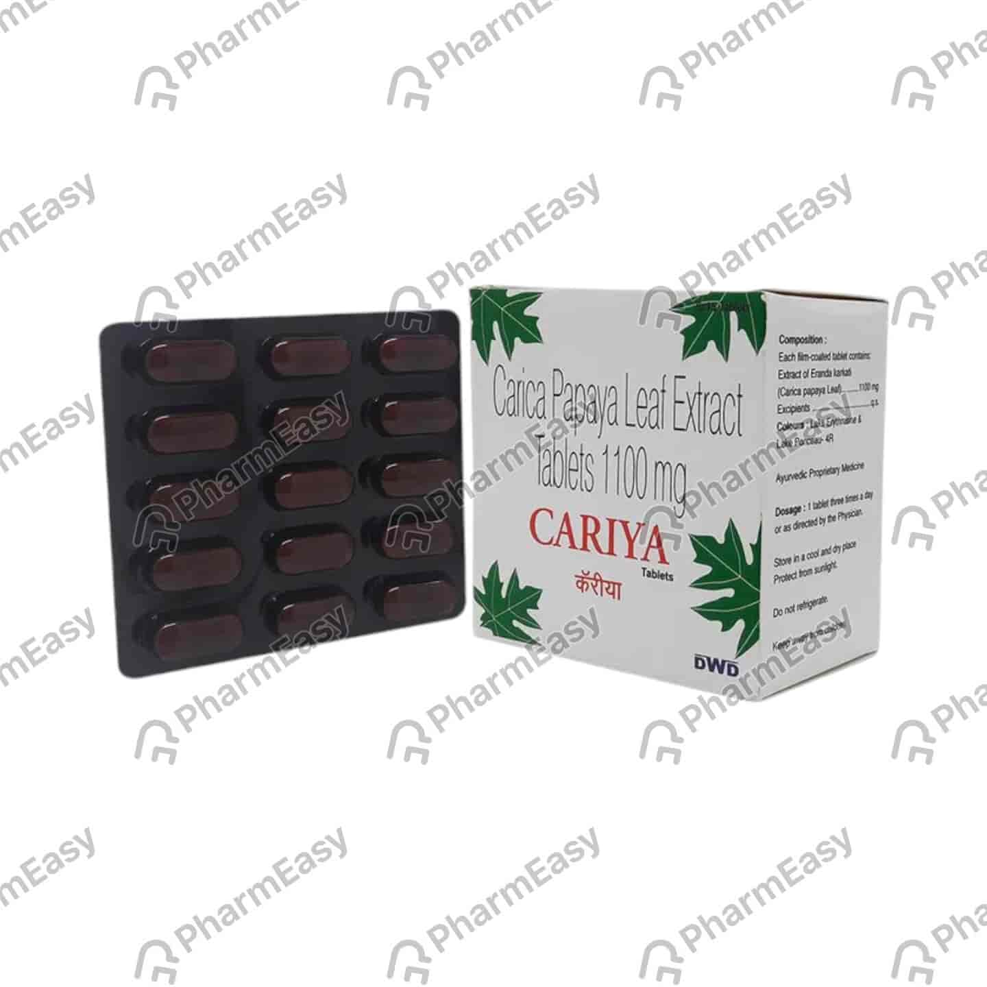 Cariya 1100mg Strip Of 15 Tablets