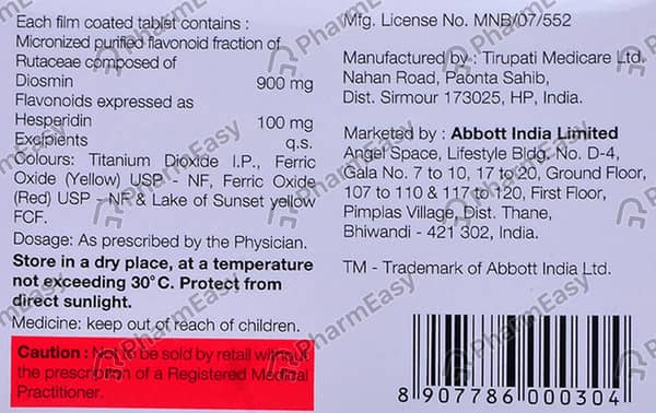 Dezoflav 900/100mg Strip Of 10 Tablets