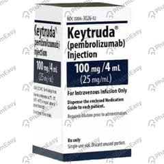 KEYTRUDA 100MG VIAL OF 4ML INJECTION