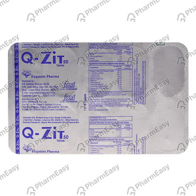 Q Zit 100mg Strip Of 10 Tablets