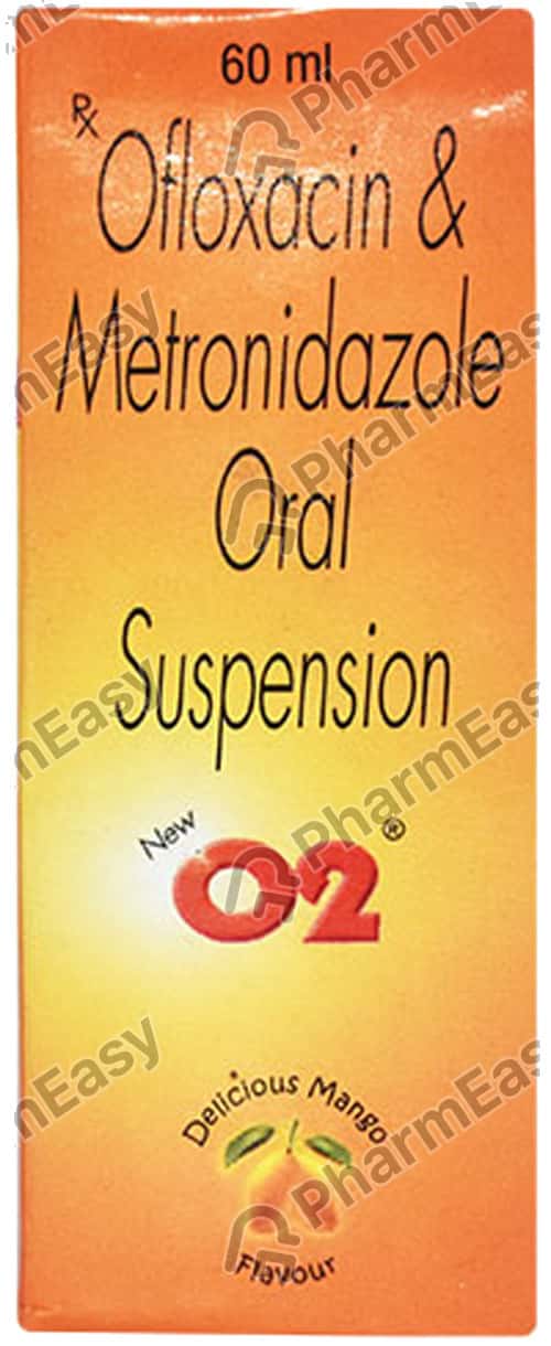 New O2 Delicious Mango Flavour Suspension 60ml Uses, Side Effects