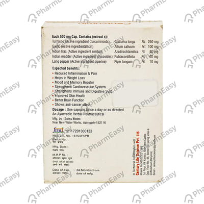 Centcumin Strip Of 10 Capsules