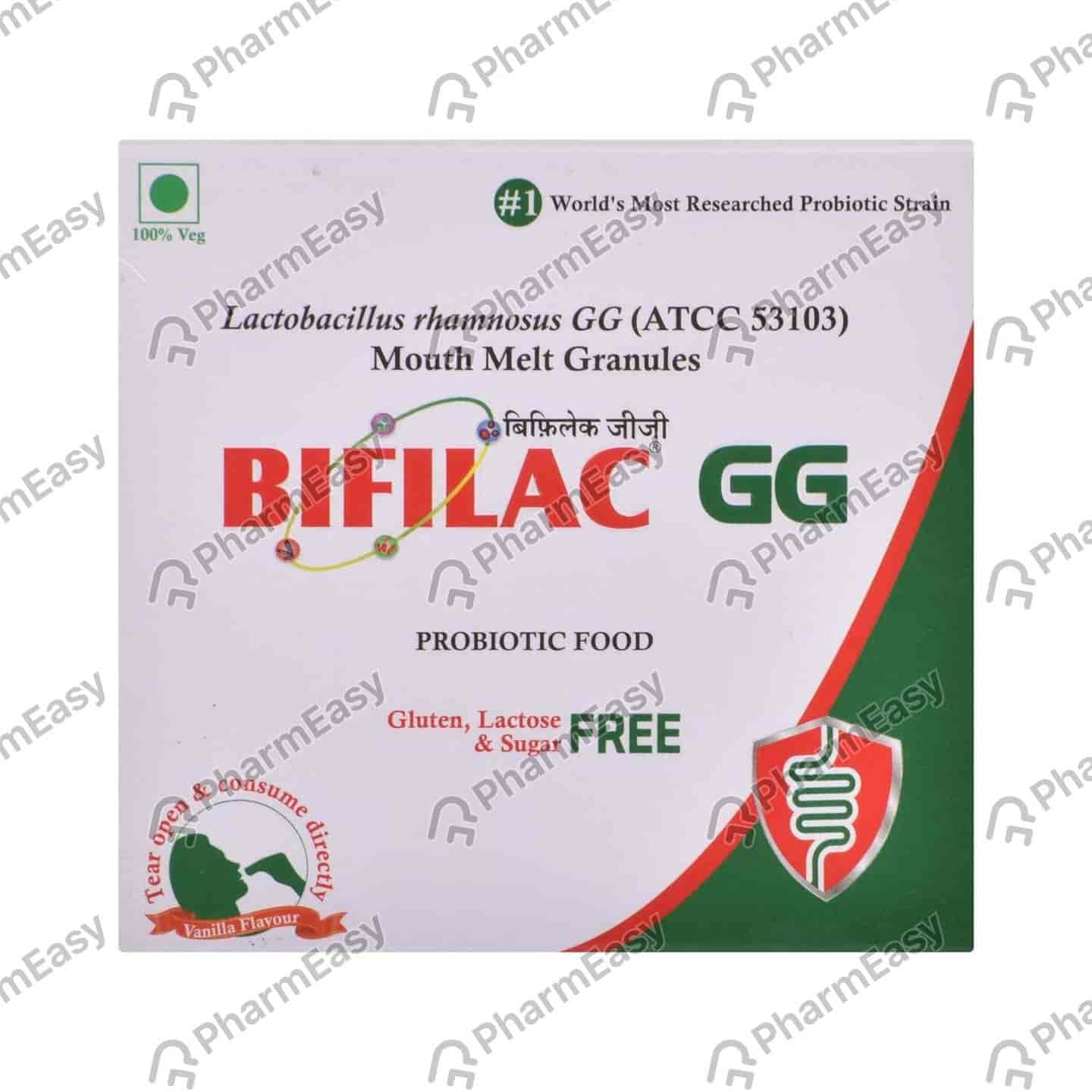 Bifilac Gg Sugar Free Vanilla Flavour Sachet Of 0.75gm Granules