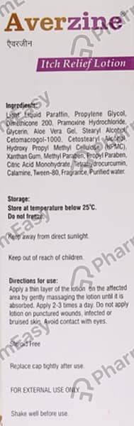 Averzine Itch Relief Lotion 75Ml