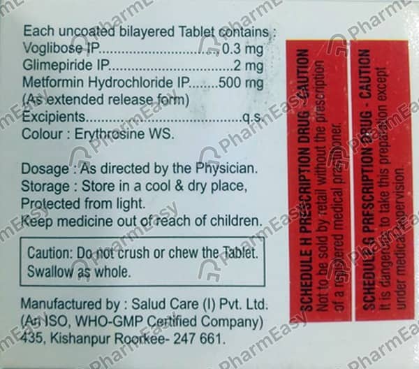 Vobrryl Trio 2.3mg Strip Of 10 Tablets