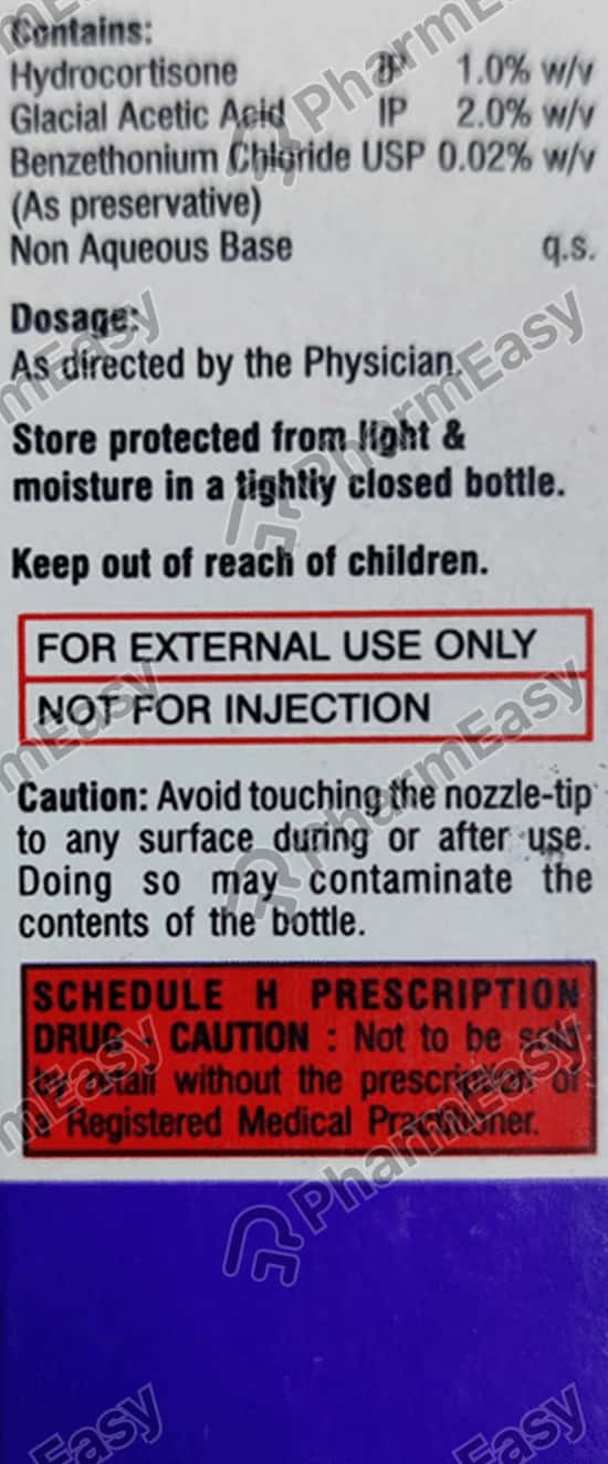 Buy Acetik Hc Ear Drops 10ml Online at Flat 15 OFF PharmEasy