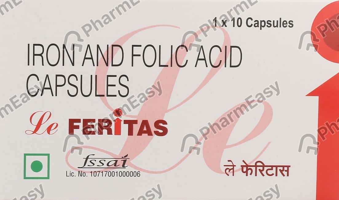 Le Feritas Strip Of 10 Capsules