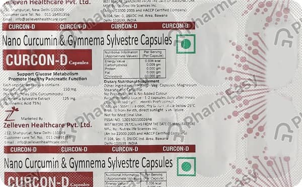 Curcon D Strip Of 10 Capsules
