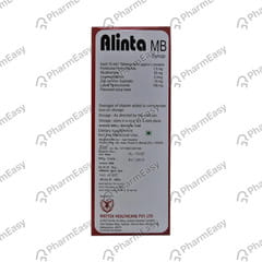 ALINTA MB SUGAR FREE BOTTLE OF 200ML SYRUP