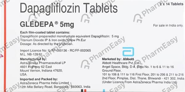 Gledepa 5Mg Tablets 14'S