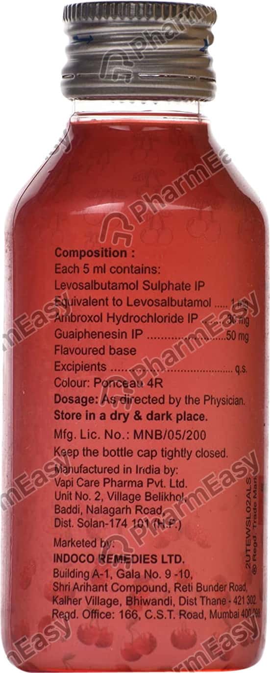 Tuspel Ls 1 Cherry Flavour Sugar Free Syrup 100ml Uses, Side Effects