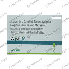 WISH M STRIP OF 10 TABLETS