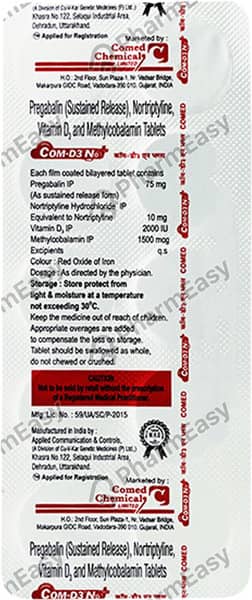 Com D3 N Plus Strip Of 10 Tablets