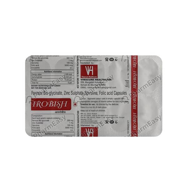 Irobish Strip Of 10 Capsules