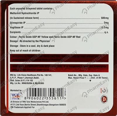 Veribo Gm 2mg Strip Of 15 Tablets
