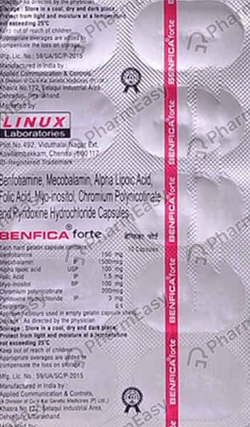 Benfica Forte Strip Of 10 Capsules