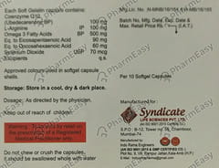WRITEX GOLD STRIP OF 10 CAPSULES