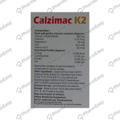 Calzomix K2 Strip Of 10 Capsules
