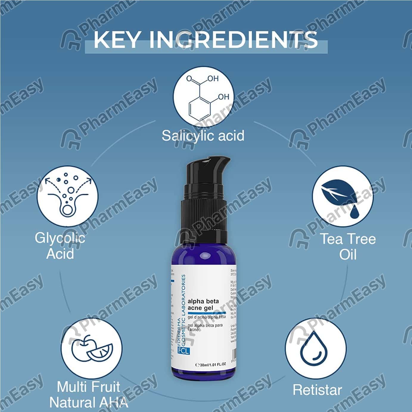 Buy FCL ALPHA BETA ACNE GEL 30ML Online & Get Upto 60 OFF at PharmEasy