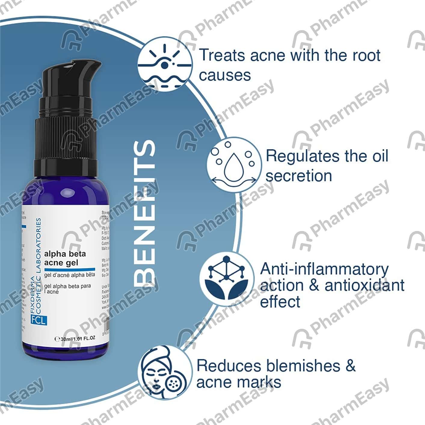 Buy FCL ALPHA BETA ACNE GEL 30ML Online & Get Upto 60 OFF at PharmEasy