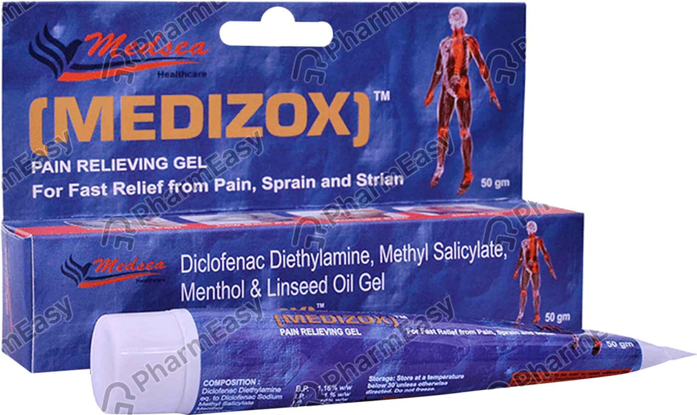 Buy MEDIZOX GEL 50GM Online & Get Upto 60% OFF at PharmEasy