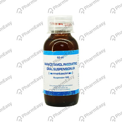 Metacin 120mg Bottle Of 60ml Suspension