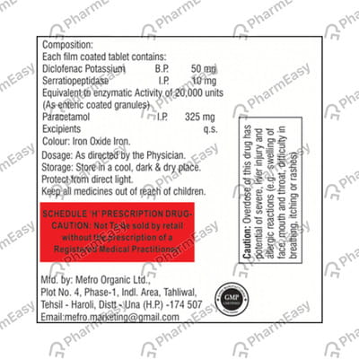 Shdiclo Sp Strip Of 10 Tablets