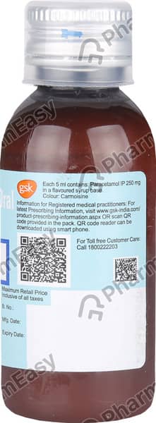 Calpol 250mg Bottle Of 60ml Suspension