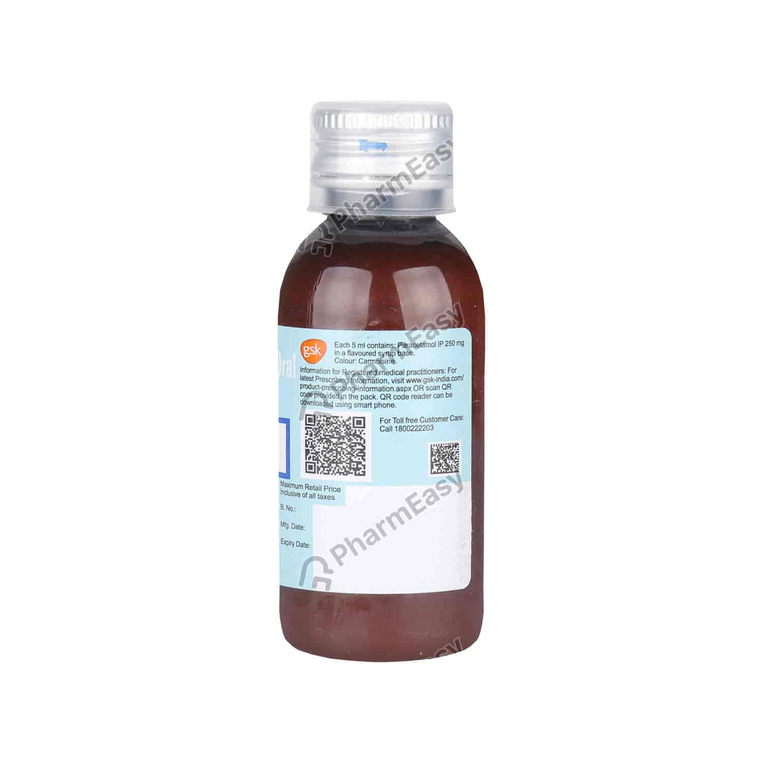 Calpol 250mg Susp 60ml Uses, Side Effects, Dosage, Composition