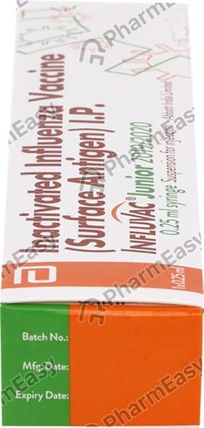 Influvac Junior 2019/2020 Vaccine 0.25ml