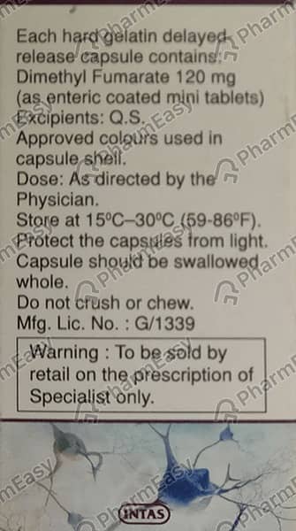 Dyfira 120mg Bottle Of 14 Capsules