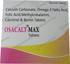 OSACALT MAX STRIP OF 10 TABLETS