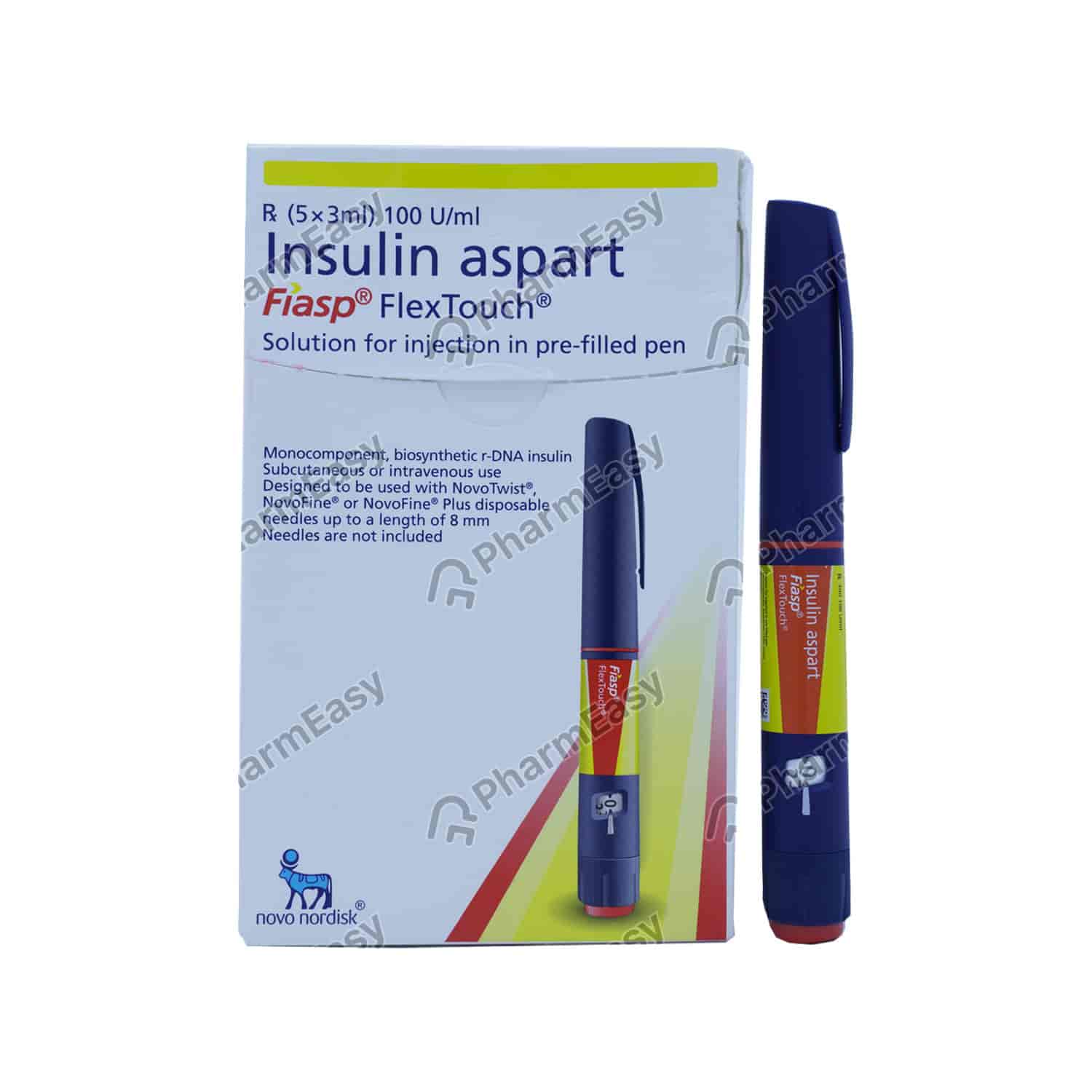 Fiasp 100iu Flextouch Pen Inj 3ml - Uses, Side Effects, Dosage ...