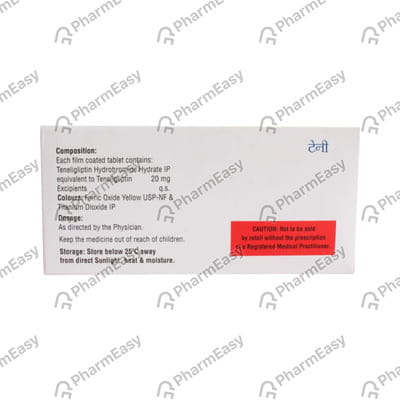Tenee 20mg Strip Of 10 Tablets
