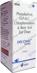 DECOMIC BOTTLE OF 10ML EYE DROPS