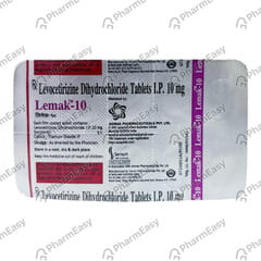 Lemak 10mg Strip Of 10 Tablets