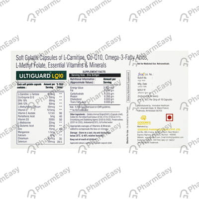 Ultiguard Lq10 Strip Of 10 Capsules