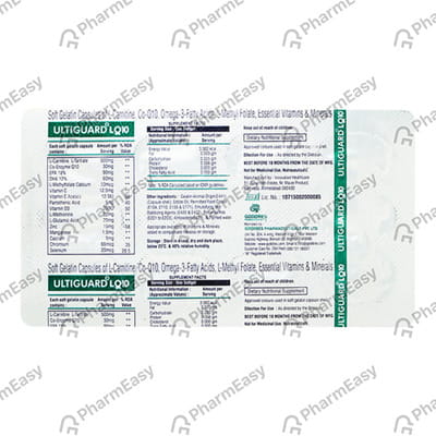 Ultiguard Lq10 Strip Of 10 Capsules