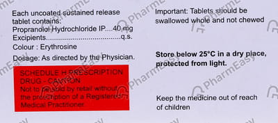 Migrabeta Tr 40mg Strip Of 15 Tablets