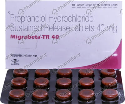 Migrabeta Tr 40mg Strip Of 15 Tablets