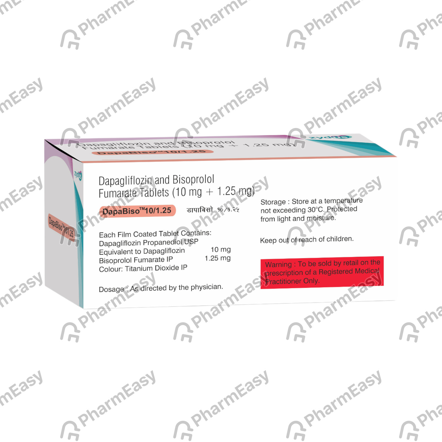 Dapabiso 10/1.25mg Strip Of 10 Tablets