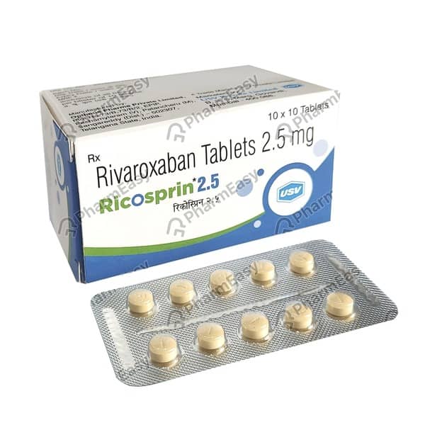 Ricosprin 2.5mg Strip Of 10 Tablets