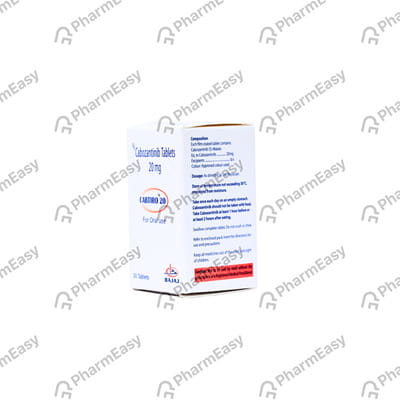 Cabtiro 20mg Bottle Of 30 Tablets