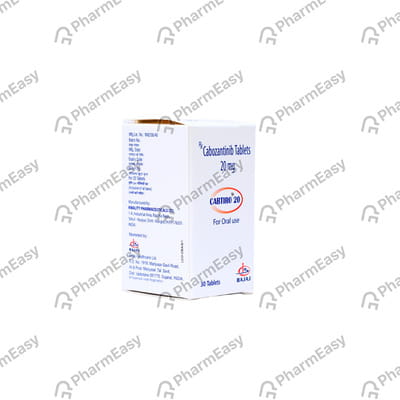 Cabtiro 20mg Bottle Of 30 Tablets