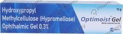 OPTIMOIST TUBE OF 10GM EYE GEL