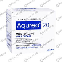 Aqurea 20% Squat Jar Of 100gm Moisturizing Urea Cream