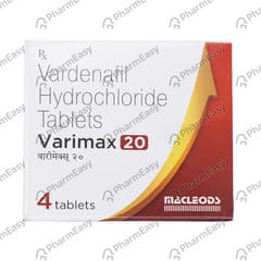 VARIMAX 20 MG STRIP OF 4 TABLETS