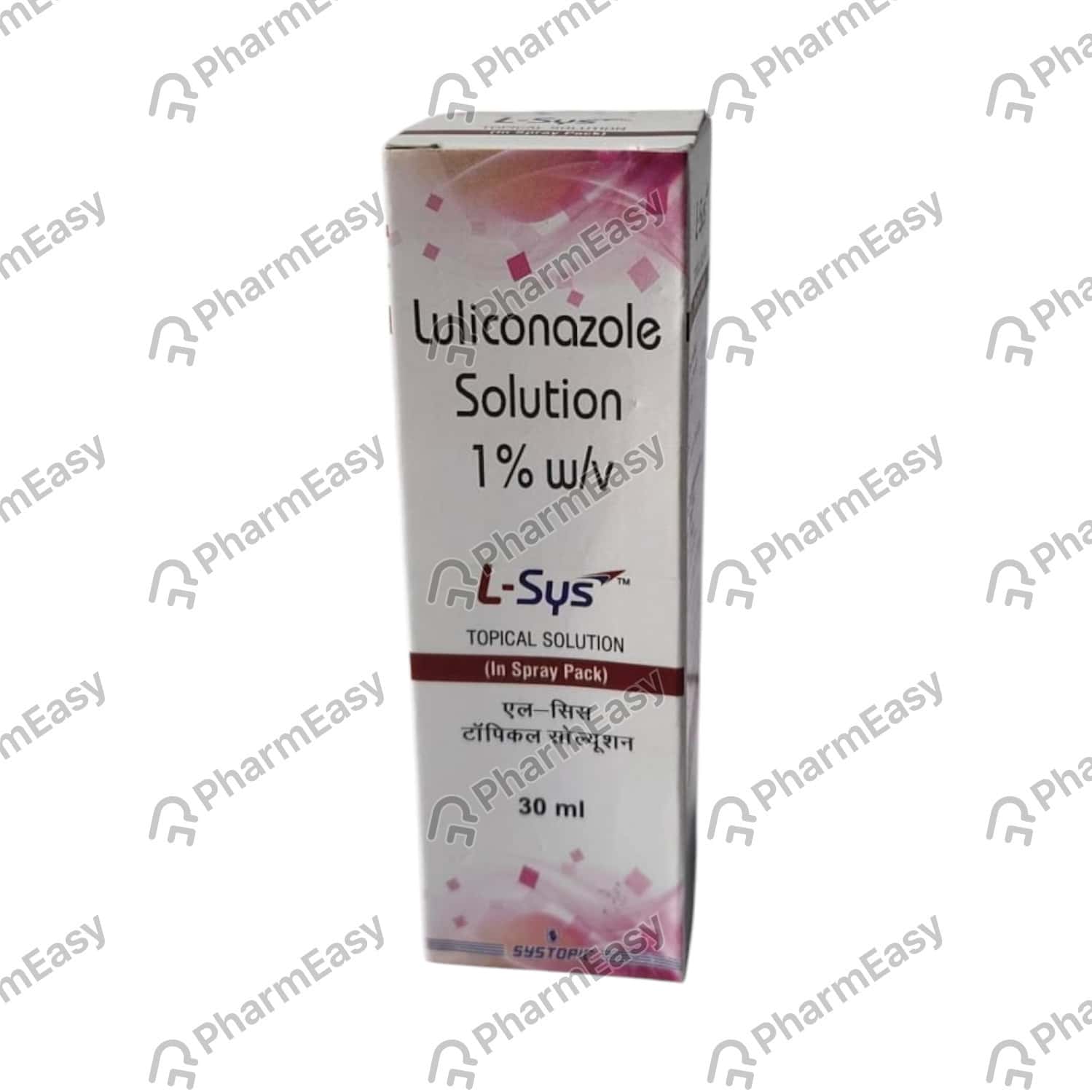 L Sys 1 %W/V Skin Solution (30): Uses, Side Effects, Price & Dosage ...